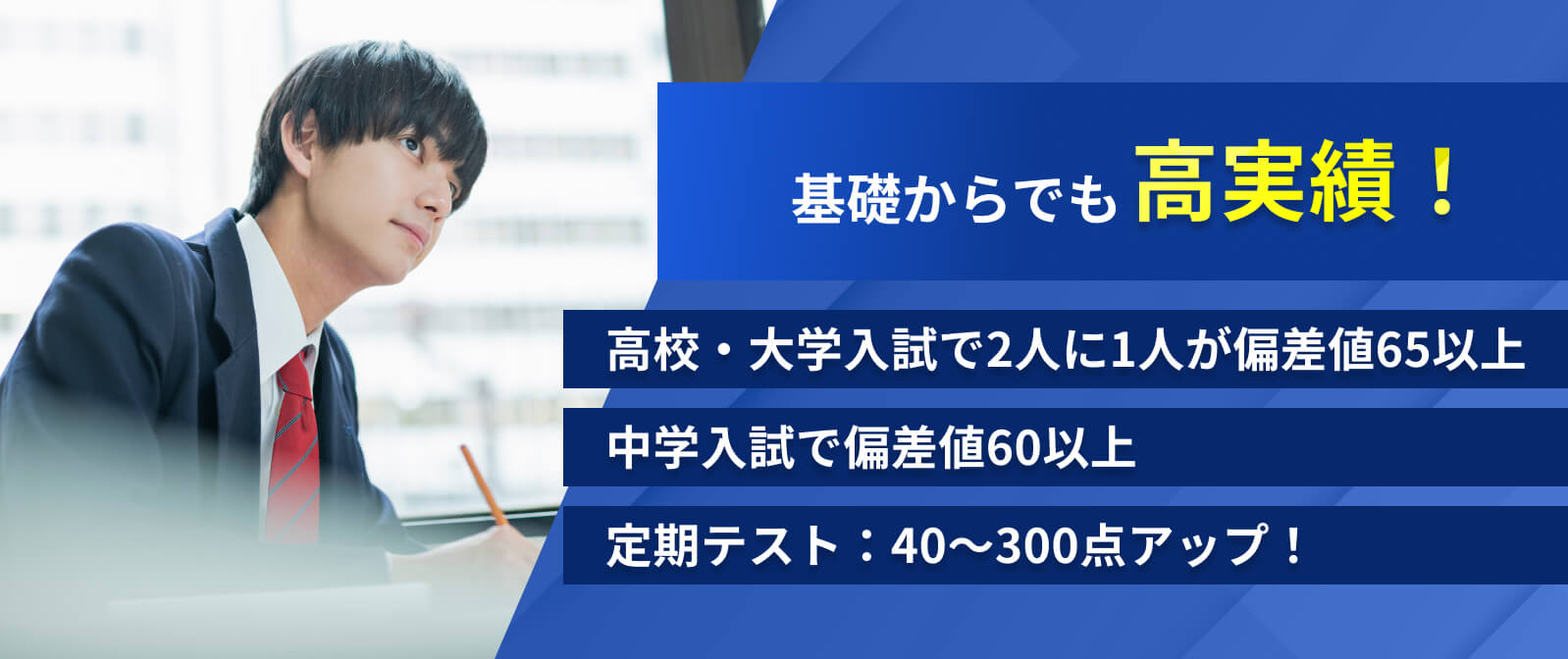 基礎からでも高実績