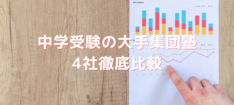 大手集団塾4社徹底比較