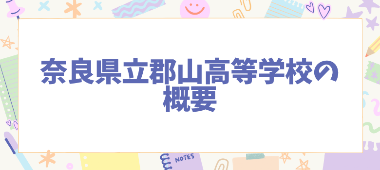 奈良県立郡山高等学校の概要