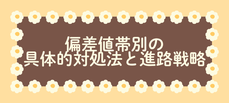 偏差値帯別