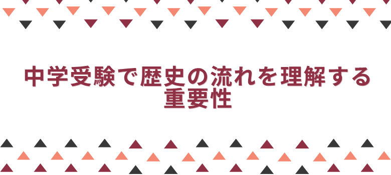 中学受験歴史